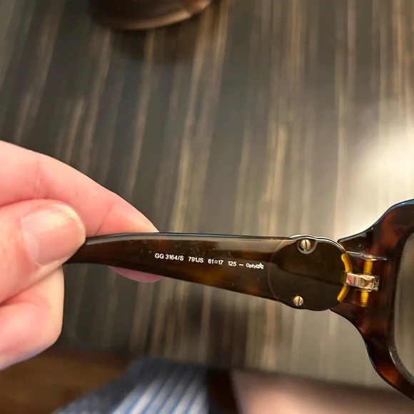 Gucci Square OversizedTortoiseshell Sunglasses 3164/S display picture 2